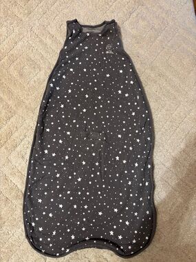 Grey Star Print Baby Sleep Sack